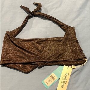 Beach‎ Bunny Tula Bandeau Shimmering Bikini Top